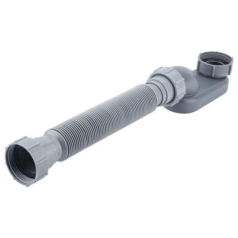 Bathtub drain pipe, drainage fittings, telescopic anti-odor drain pipe, shower room bathtub drain pipe, bath basin downspout full figure