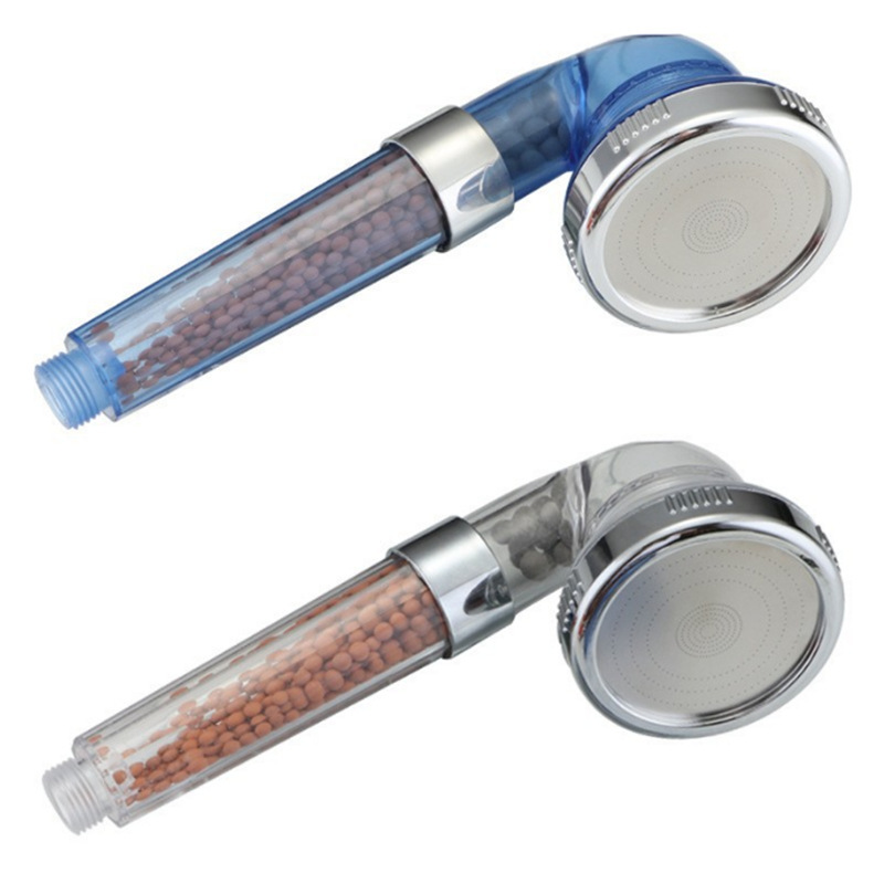 Pressurized filter showerhead, detachable and washable Tourmaline negative ion shower set, household handheld showerhead for bathing Item Picture