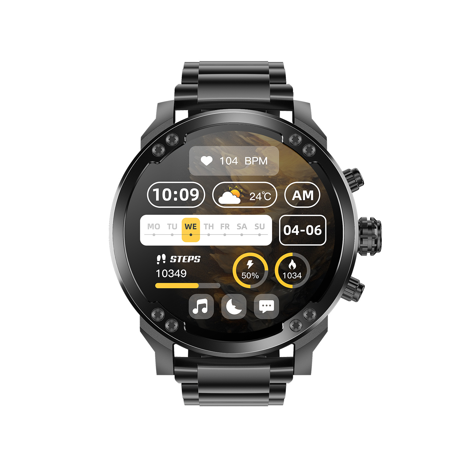 2024 Cross-border New Product T99 Bluetooth Call Smartwatch, Outdoor three-proof, sports waterproof, step count, Heart rate, Blood Pressure 1 details Picture
