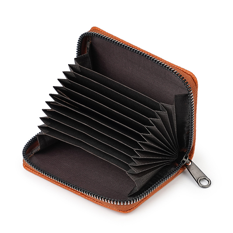 Women's multi-slot card holder, large-capacity ID card bag, multi-slot card case, men's short organ bag, card holder Application Scenario