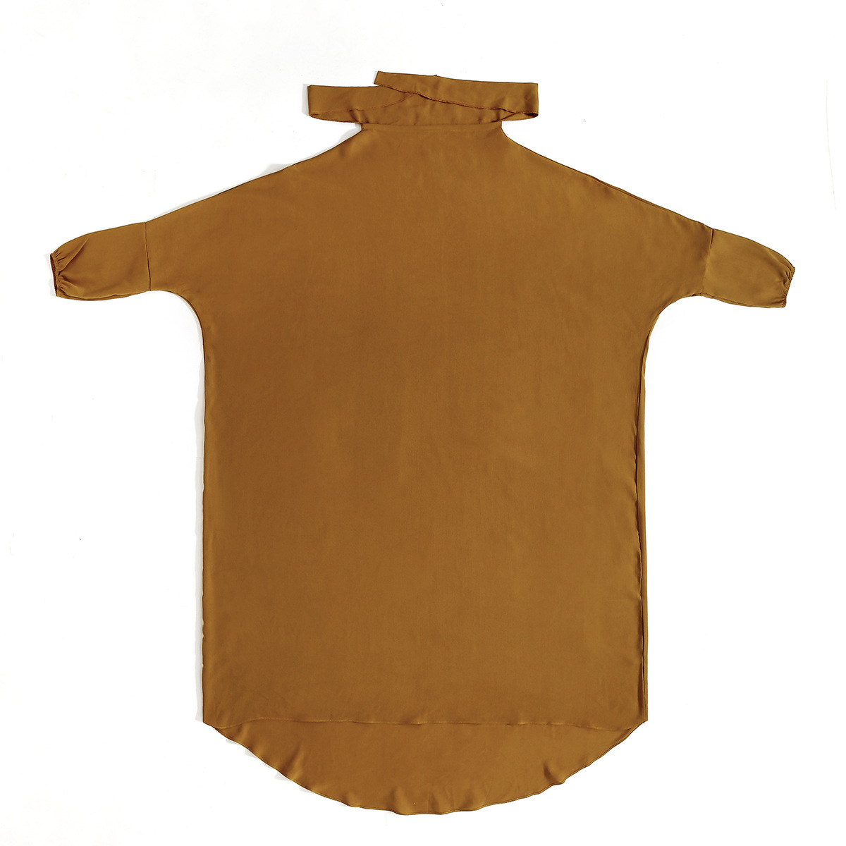 Factory stock: Women's ice silk wrinkled solid color hooded conservative batsleeved robe, Muslim ethnic costume, cross-border Hui abaya robe, women's hooded Muslim Application Scenario