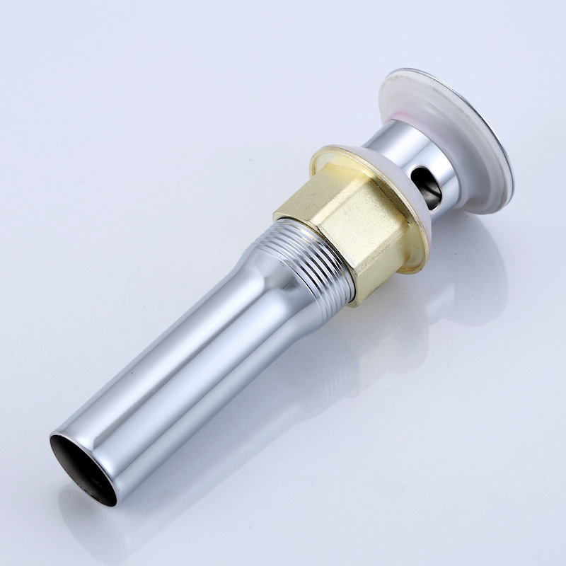 Stainless steel drain, washbasin, washbasin, anti-odor drain pipe, pop-up flap faucet accessories, anti-odor Specification drawing