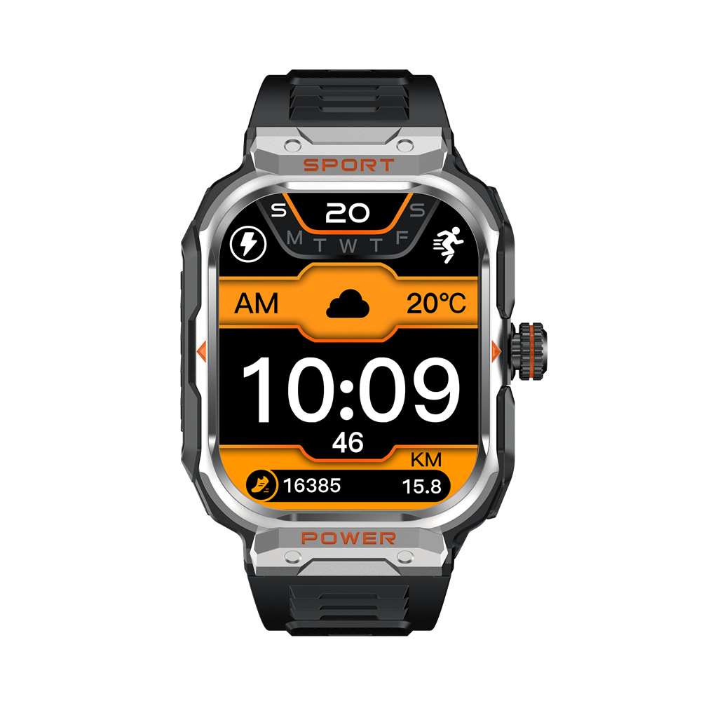 Wholesale of cross-border new product GT55 smartwatch, headphones, Bluetooth call, sports watch, heart rate and blood pressure Specification drawing