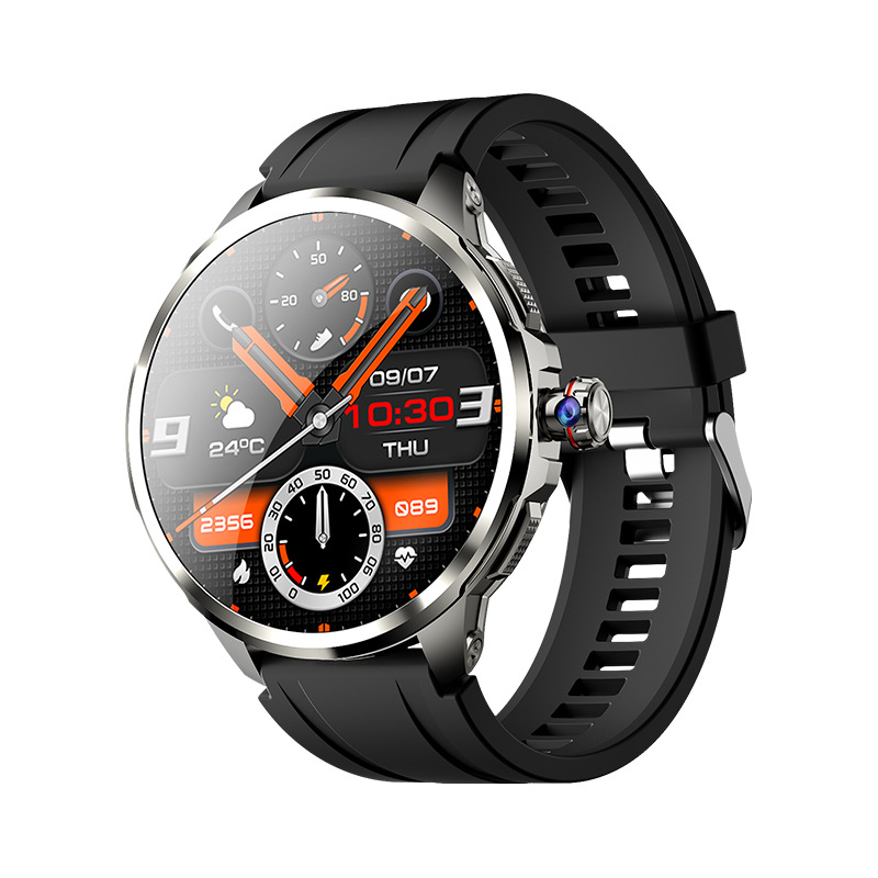 Global smartwatch card-inserting Smartwatch 1.95-inch rotating camera Heart rate and blood pressure NFC access Control H99 Item Picture