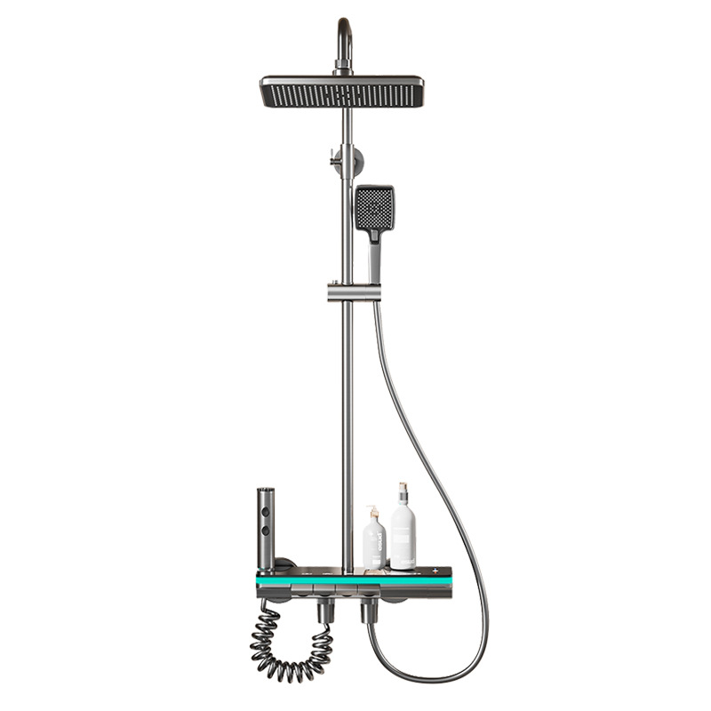 A complete set of pressurized shower heads, household shower heads, and smart constant-temperature shower heads for bathrooms Item Picture