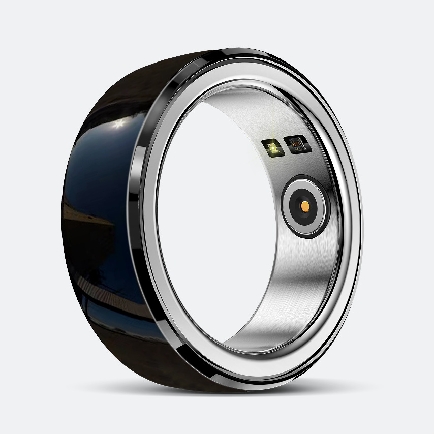 The best-selling Smart RingR8 heart rate, blood oxygen, exercise, health and sleep automatic monitoring smart ring with charging case Application Scenario
