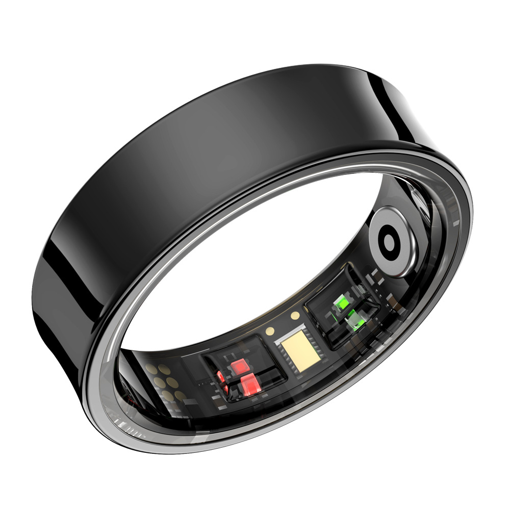 Cross-border R09 smart ring with charging case, heart rate, blood oxygen, satiety, pressure, sleep, exercise, body temperature, remote control and photo taking Application Scenario