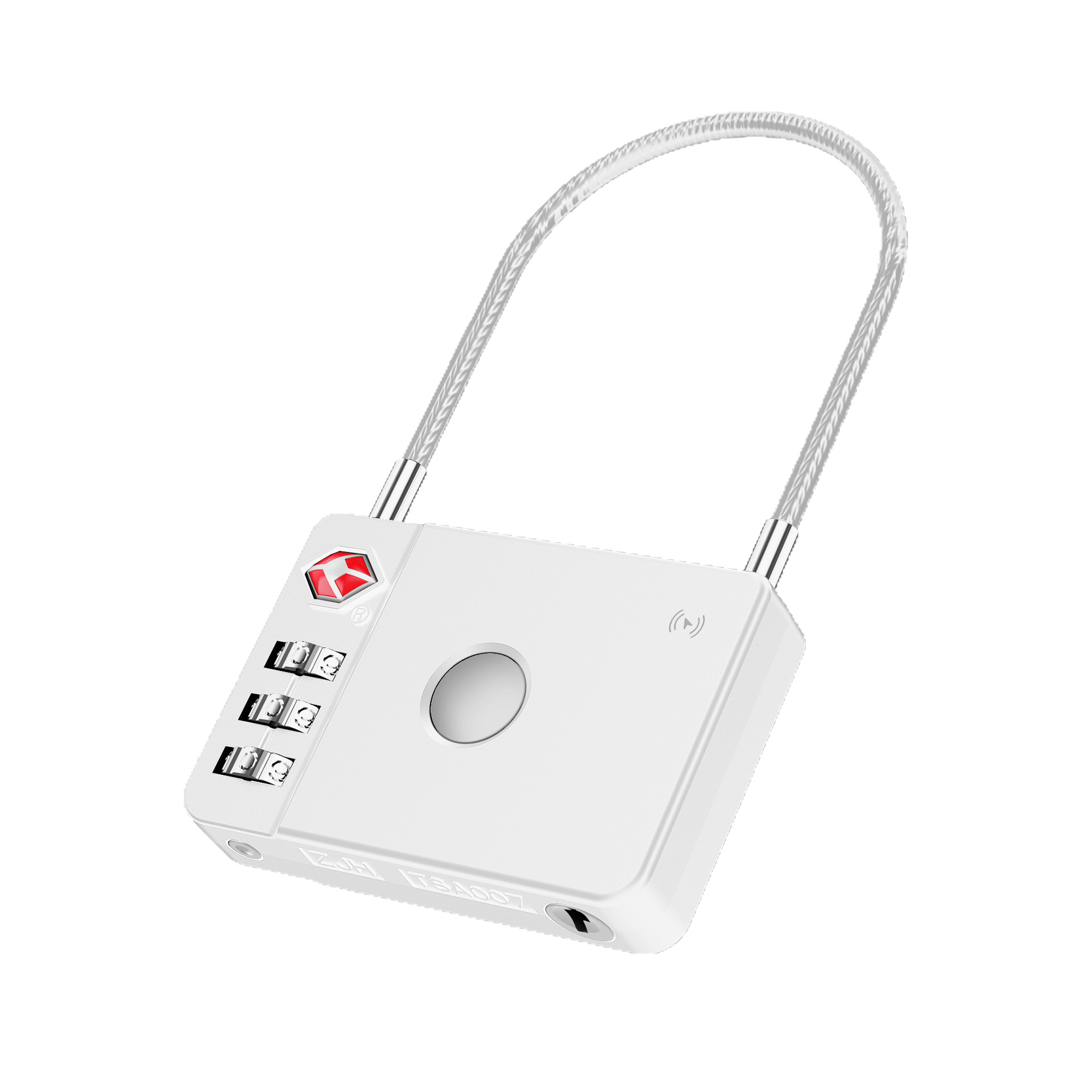 MiTag suitcase smart lock, findmy anti-loss device, MFi certified, TSA customs lock, combination lock Item Picture
