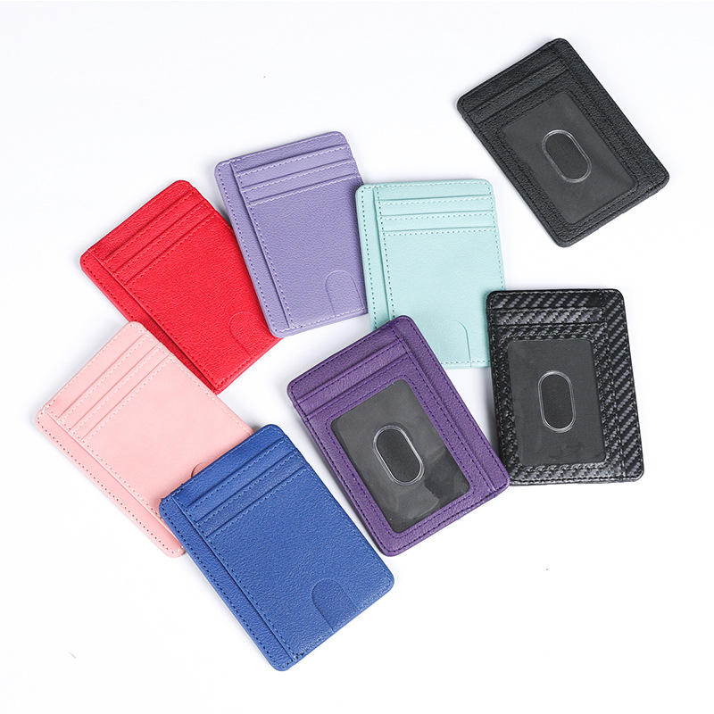 Factory wholesale RFID anti-demagnetization bank card holder protection case, new cross-border men's and women's universal multi-card position PU card case Application Scenario