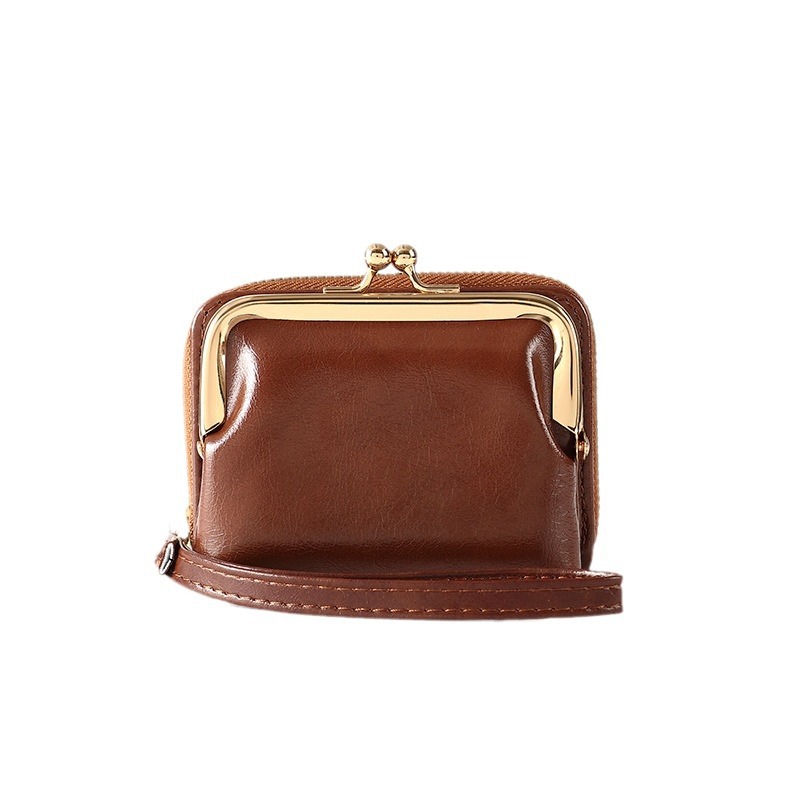 Card case, lady's wallet, solid color for identification, coin purse, multiple slots, high appearance level, identification case, wallet source factory Item Picture