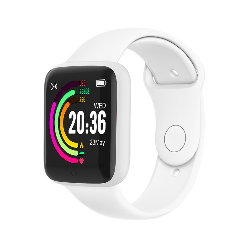 Y68 Smart Bracelet Color Screen Heart rate and blood Pressure Bluetooth step-counting Fitness bracelet Cross-border New Model D20 Smart bracelet Specification drawing