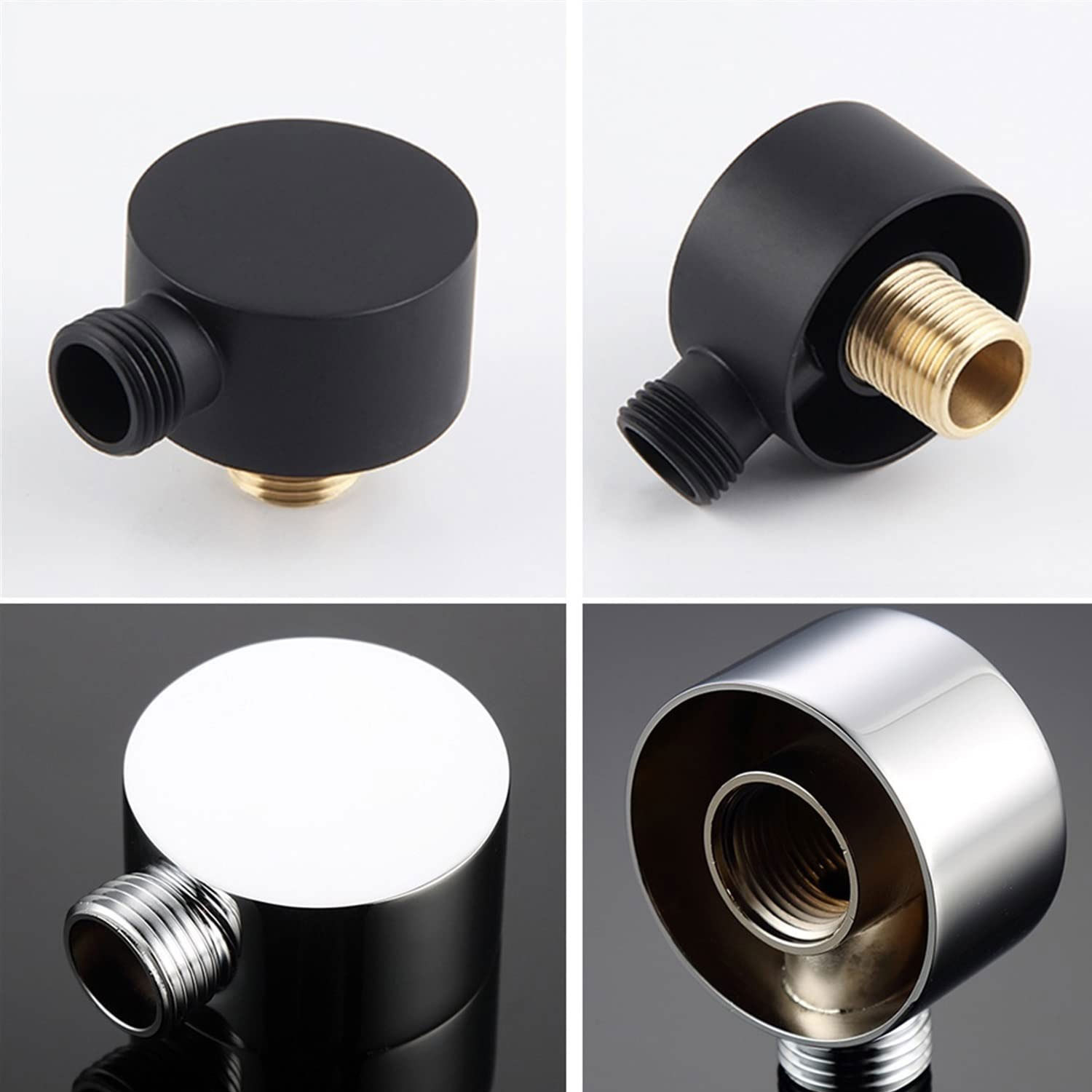 Handheld shower head wall water outlet adapter, brass adapter, cross-border Amazon shower head accessory connector manufacturer full figure