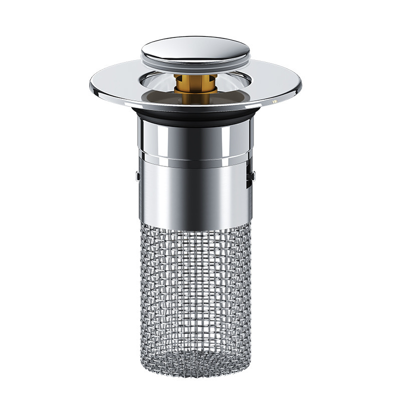 Washbasin leaky plug, washbasin drain accessories, anti-odor bouncing core, press-type face sink, washbasin filter screen Item Picture