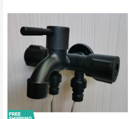 Multi-functional faucet, one-in and three-out, three-way and four-way universal joint, water diverter, household washing machine water Specification drawing