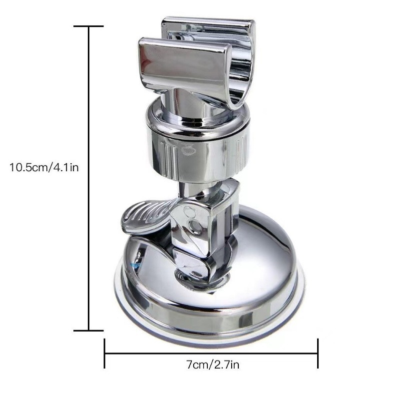 Strong suction cup type showerhead bracket base for export to Russia, Japan and South Korea, and non-drilling showerhead bracket base Application Scenario