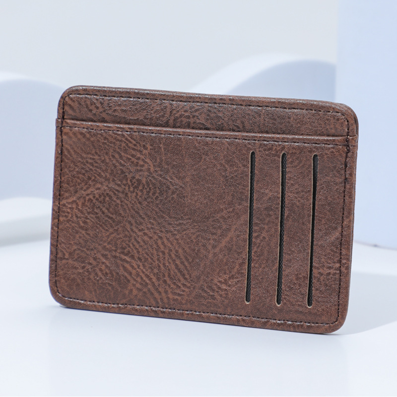 2024 New cross-patterned card case for women and men, multi-slot, simple, fashionable, classic solid color coin purse, women's Instagram Specification drawing