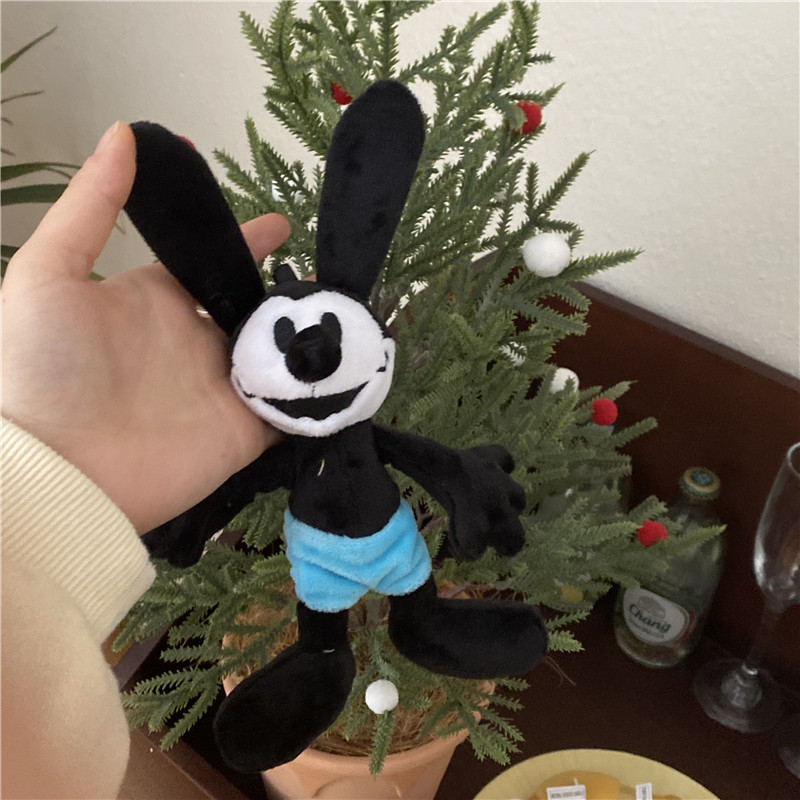 Cute and niche lucky rabbit plush toy pendant, InS-style cartoon rabbit keychain bag, couple pendant Specification drawing