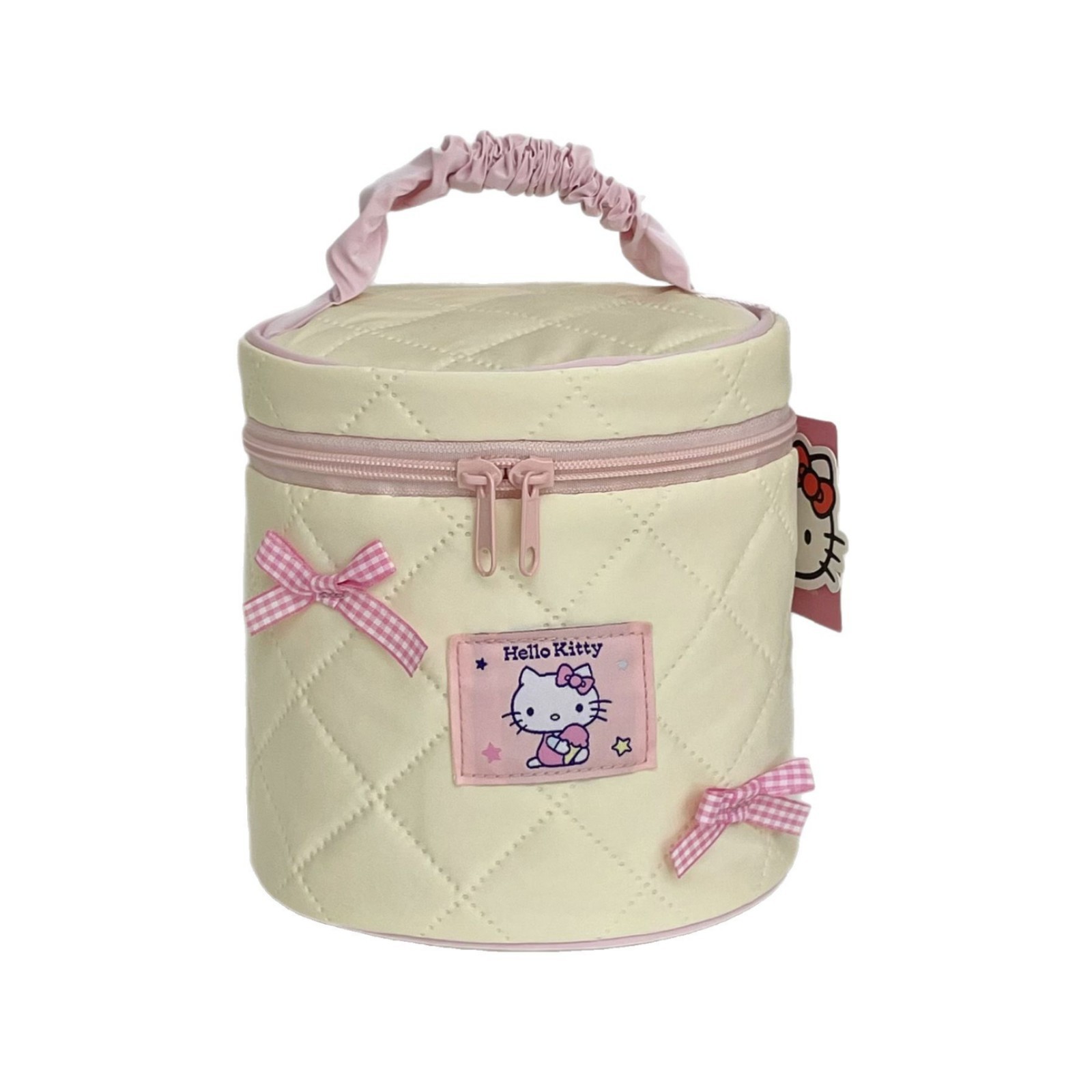 Sanrio candy-colored hand-held makeup bag, cute for girls, large-capacity portable travel cosmetics storage bag, toiletry bag Item Picture
