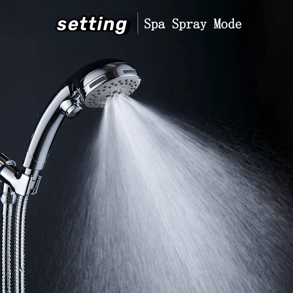 Multi-functional beauty showerhead, one-button water-stop showerhead, air-pressurized nano water, baby and pet shower, handheld Specification drawing