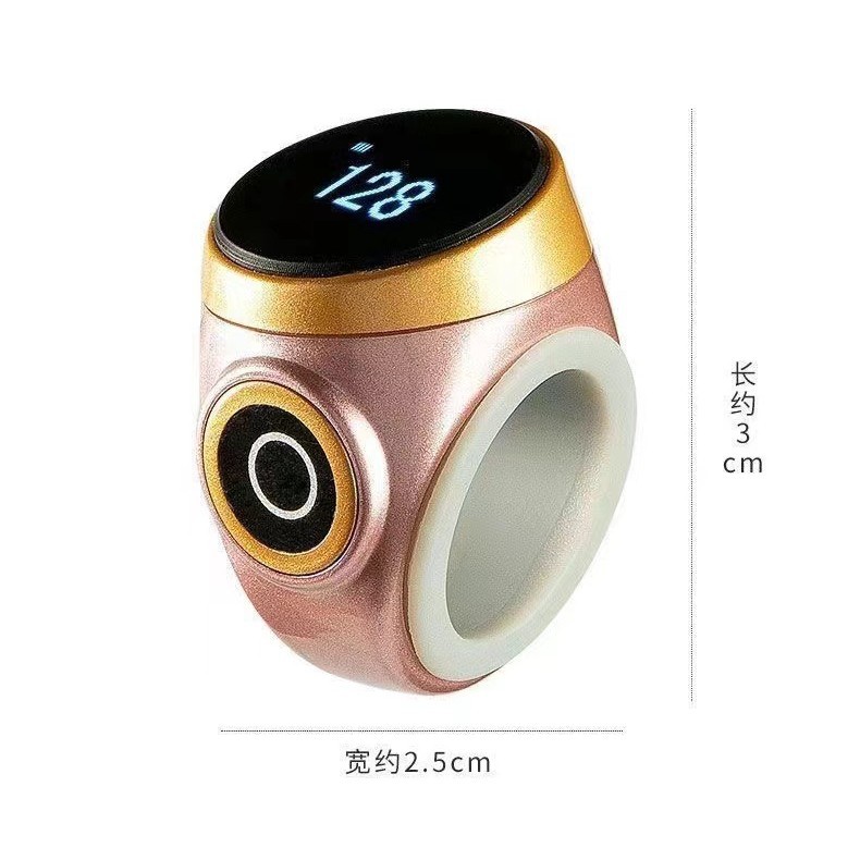The new S9 counter is a waterproof touch, luminous, hand-press ring, charging, intelligent electronic digital display manual counter details Picture