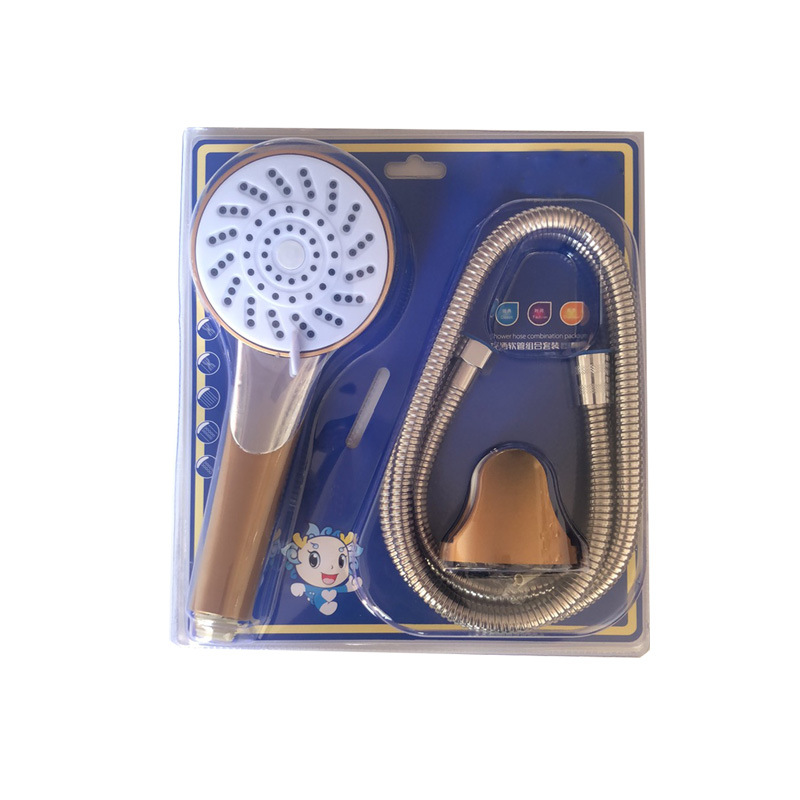 Factory wholesale shower head sets, electroplated shower heads, vacuum-formed three-piece sets, handheld shower heads, shower head sets Item Picture