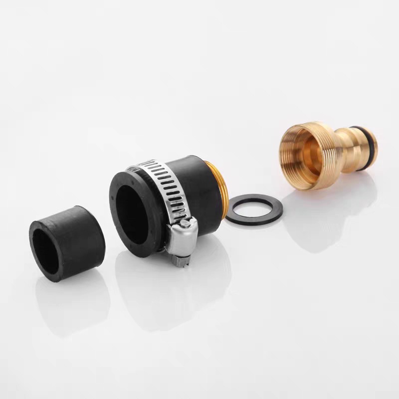 Wholesale of bathroom accessories for fully automatic washing machine water pipe interface connection faucet all-copper faucet adapter joint details Picture