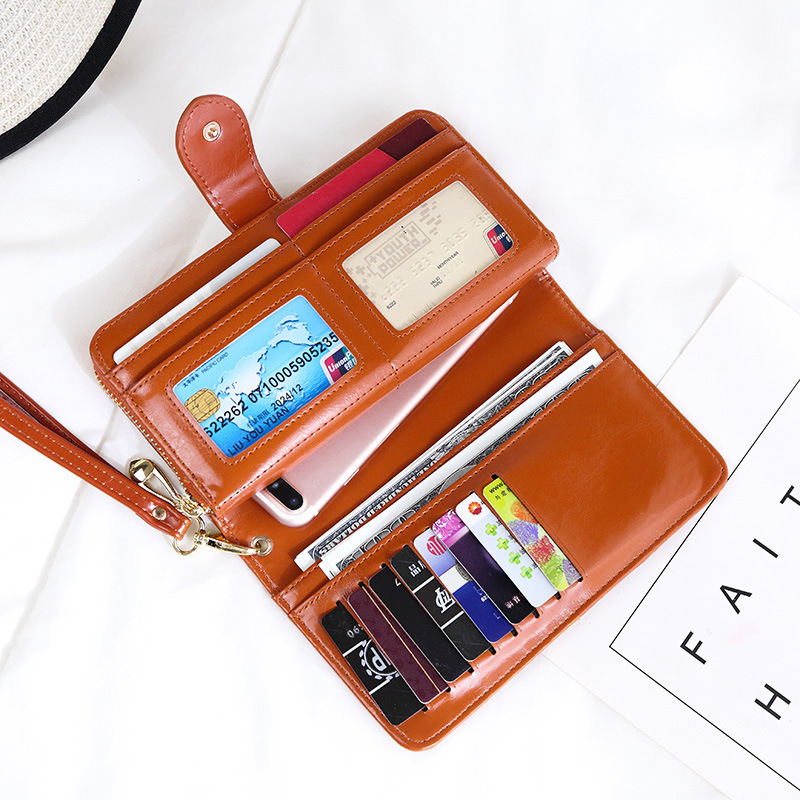 The new type of wallet for women, long zipper buckle, large capacity, multi-slot wallet, card case, all-in-one bag and clutch are selling well Application Scenario