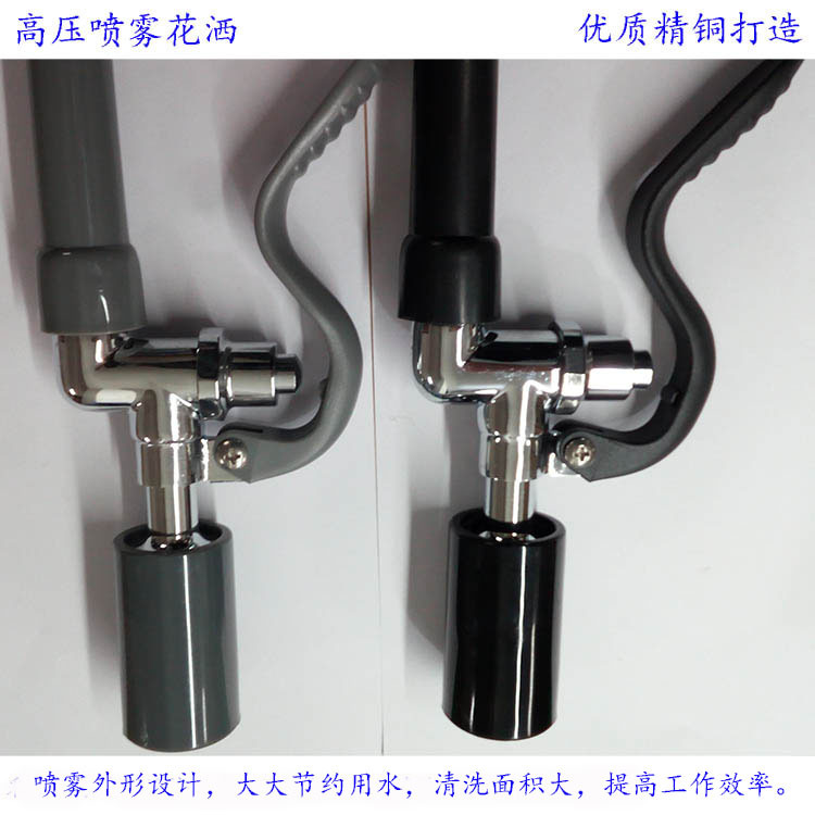 Hotel restaurant kitchen shower faucet, high-pressure flexible pipe, floor washing and flushing spray, dishwasher shower head details Picture