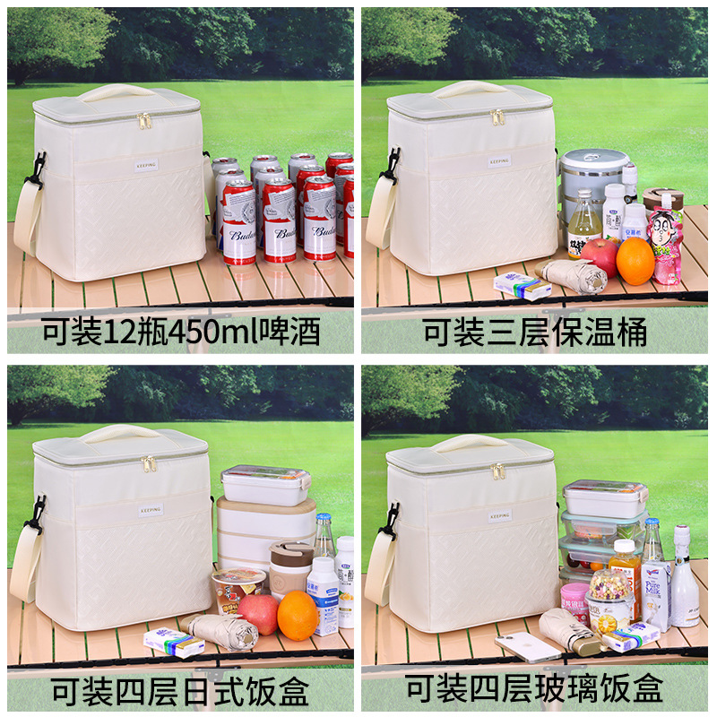 Geyun series square insulated bags, rider food delivery boxes, outdoor picnic and camping ice packs, large-capacity insulated boxes Application Scenario
