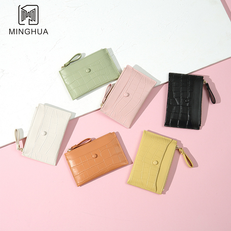 Long handbag for women, macaron solid color texture coin purse, large capacity, ins style, high-quality wallet for women full figure