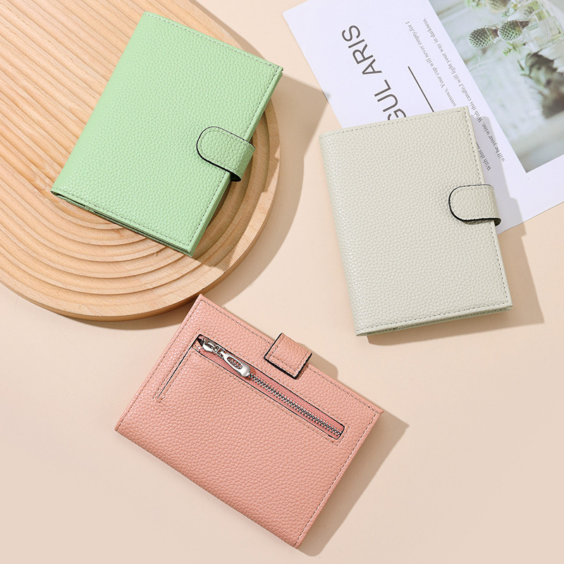New RFID passport bag, multi-functional wallet, air ticket holder, passport document wallet, storage bag for women full figure