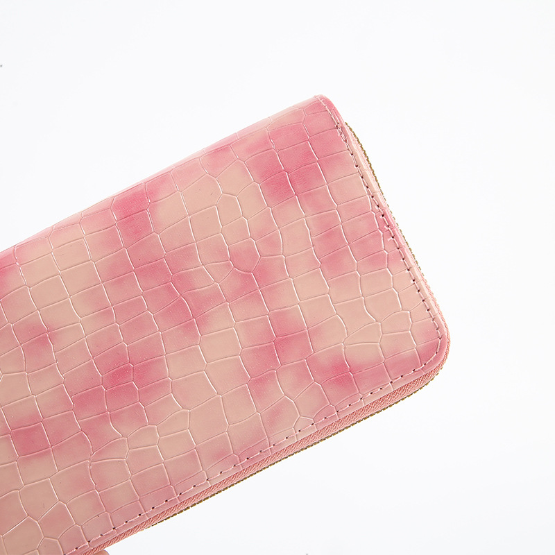 Double Pull Korean-style small wallet, Japanese-style cute pu long coin purse, cute ins student print 20% off wallet Application Scenario