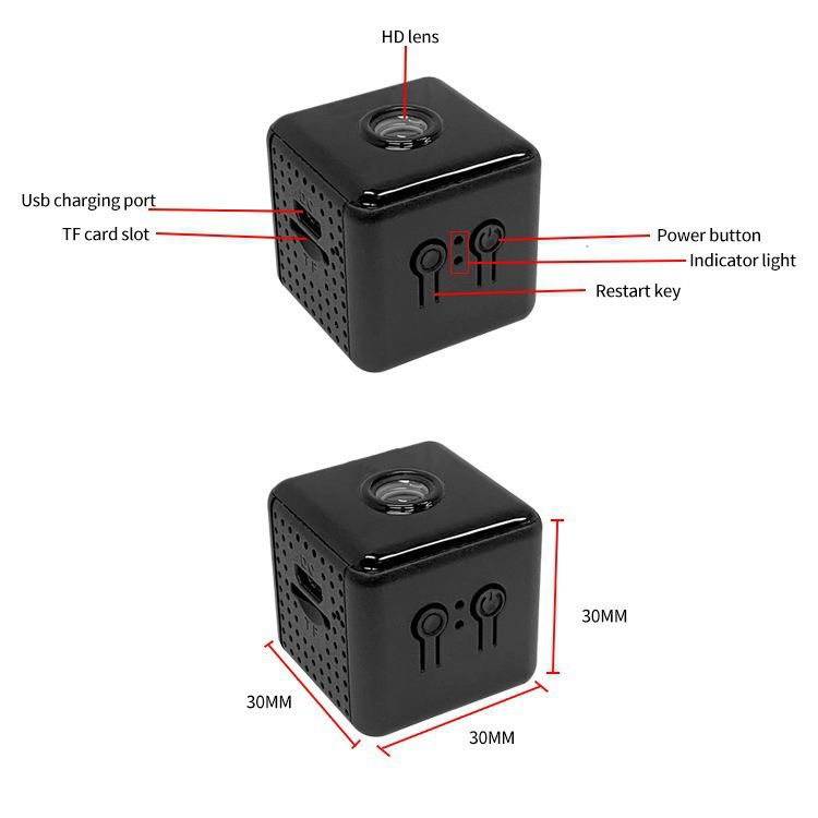 X6/X6D small square camera for cross-border use, high-definition smart camera, wifi wireless remote home monitoring Application Scenario