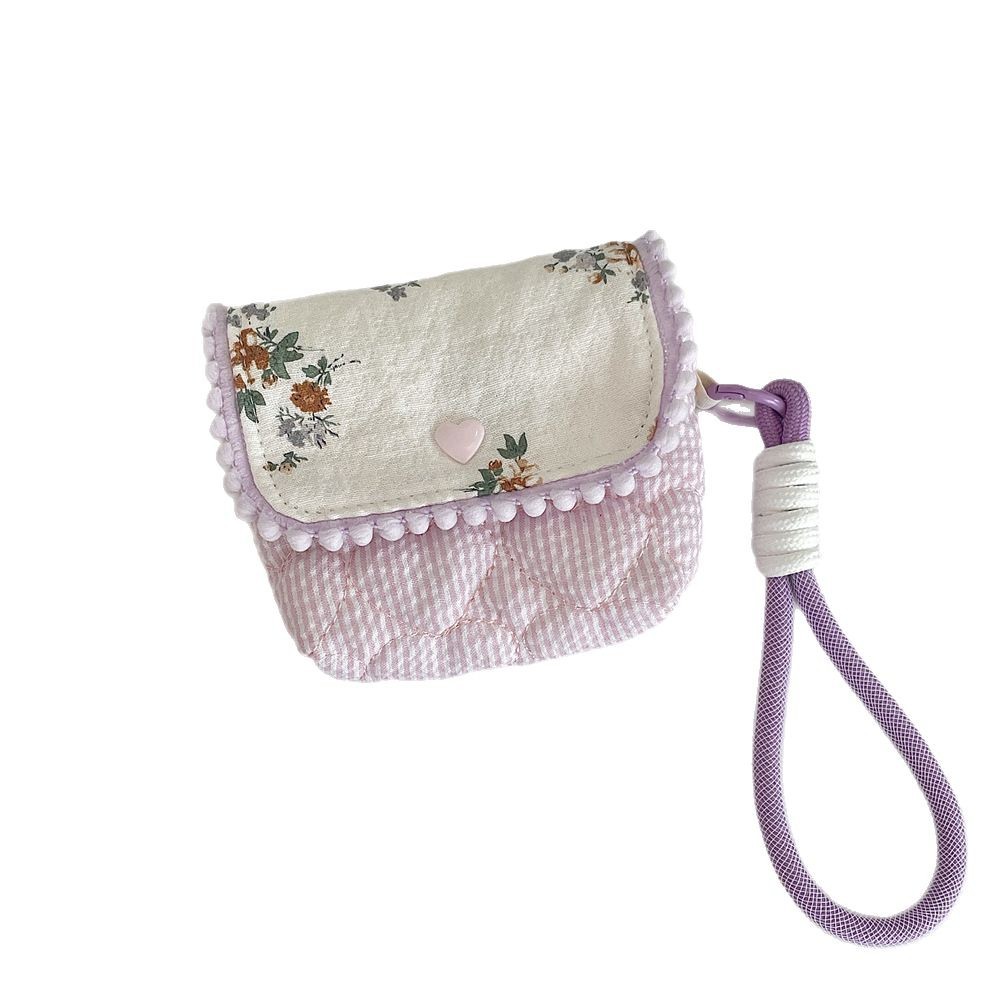 5223 pure cotton small floral print storage is suitable for CCD camera bags. It is a portable and compact travel storage bag that is resistant to drops and bumps Item Picture