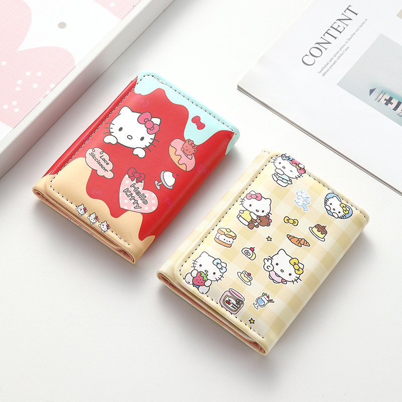 New women's wallet with high appearance level, portable and niche wallet, 30% off, coin purse, wallet, ultra-thin and light card case in one Specification drawing