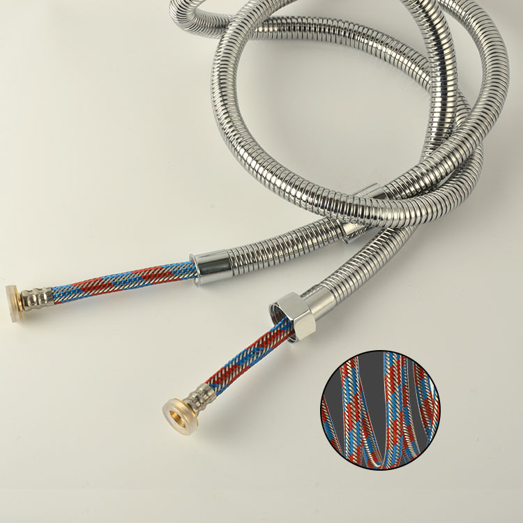 304 stainless steel encrypted electroplated explosion-proof shower telescopic showerhead hose, shower hose, showerhead hose Specification drawing