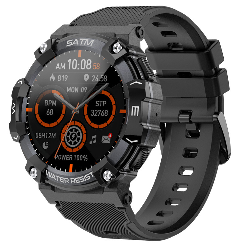 The new PG666 cross-border exclusive Amazon best-selling three-proof sports card Western European-style smartwatch bracelet full figure