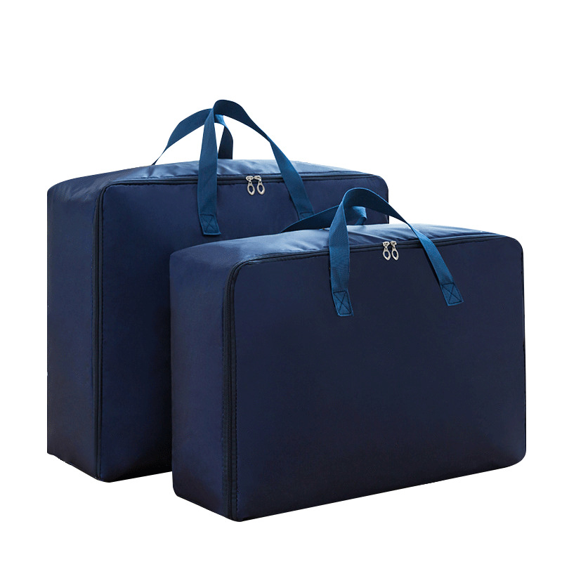 Customized thickened cotton quilt bags for cross-border domestic sales, Oxford cloth clothes and quilts storage bags, waterproof travel luggage and moving bags Item Picture