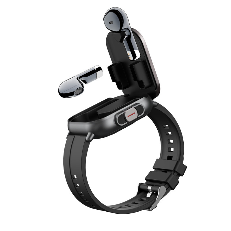 Cross-border D8 smartwatch Bluetooth Headset 2-in-1 full-screen touch Bluetooth call sports watch heart rate and blood pressure details Picture