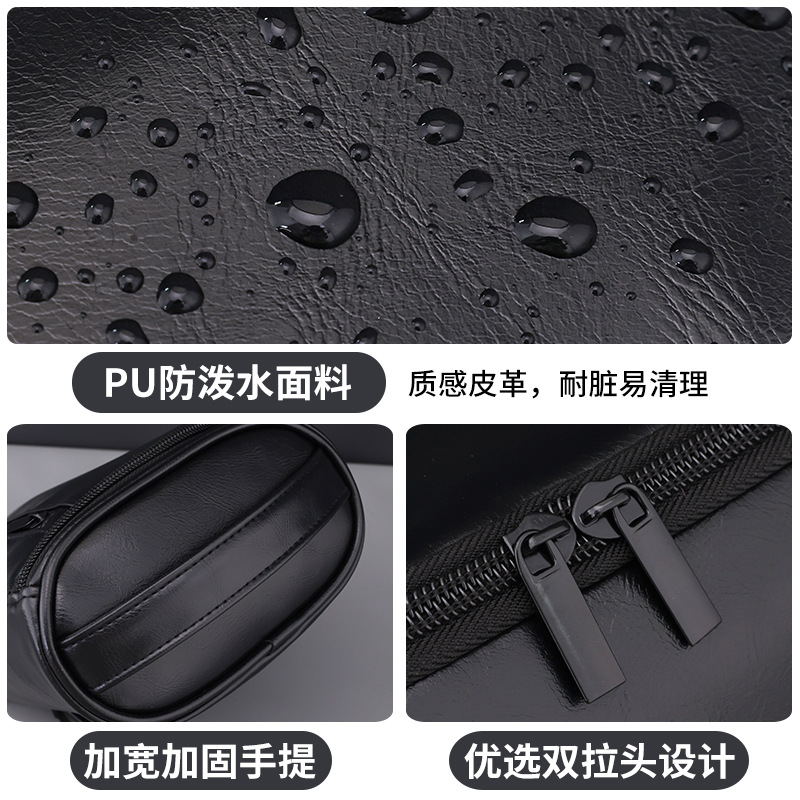 Cross-border bestseller makeup bag 2024 New Portable toiletry and travel high-end large-capacity cosmetics storage bag Specification drawing