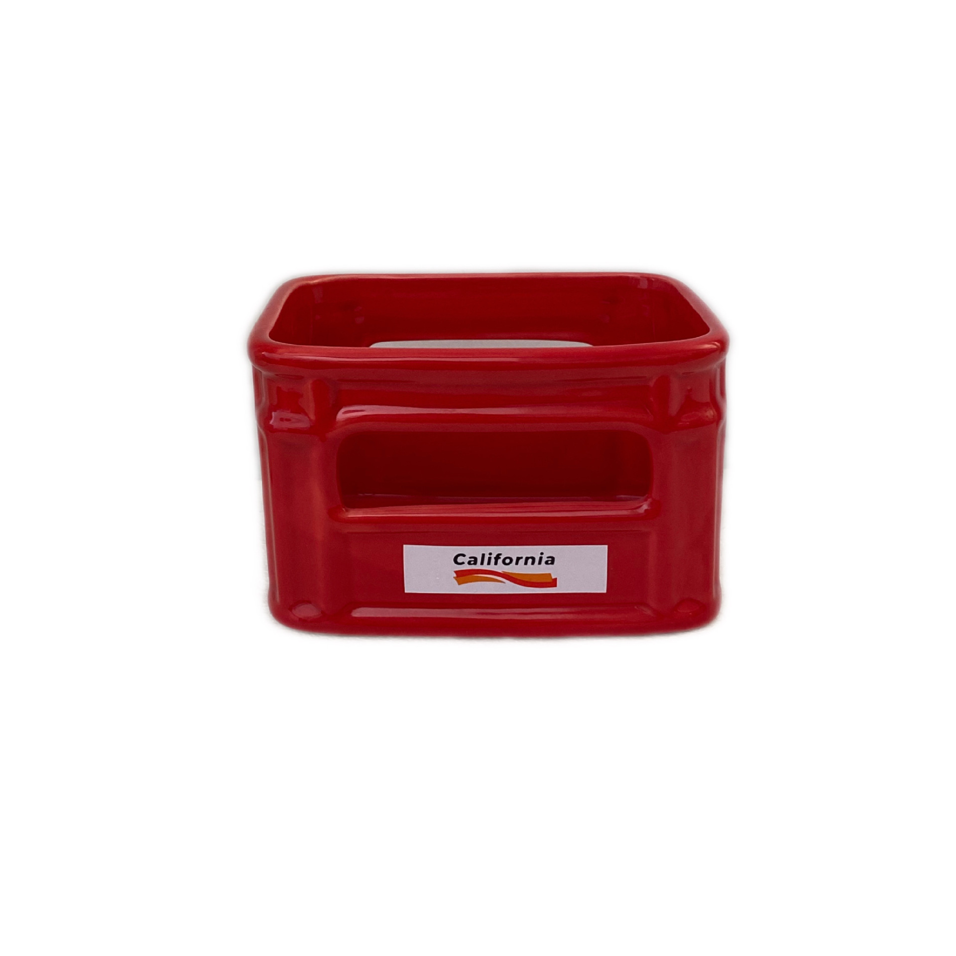 Snack storage basket ins Household multi-functional ceramic storage basket Office desktop coffee and tea bag miscellaneous storage basket Item Picture