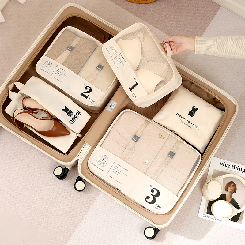 Travel storage bags, luggage bags, clothes and underwear sorting bags, travel clothes and shoes sorting bags for business trips full figure