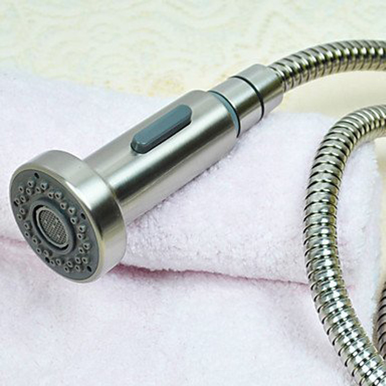 Factory wholesale of kitchen faucet, showerhead, cold and hot mixed water, pull-out vegetable basin faucet and showerhead, pull-out showerhead Item Picture