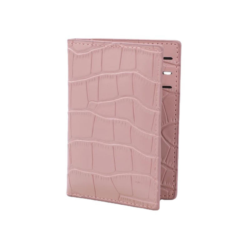 Factory direct sales of new stone-patterned student women's card holder, card case, coin purse, square bag, multiple slots, company LOGO Item Picture