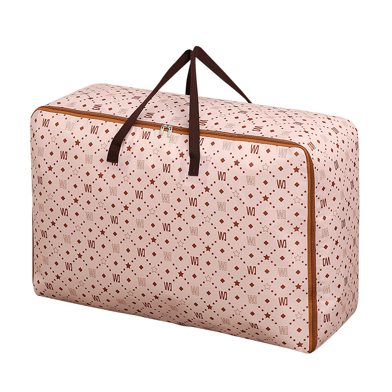 Oxford cloth cotton quilt storage bag, extra-large bag for quilts, clothes sorting, luggage moving packing bag, thickened Item Picture