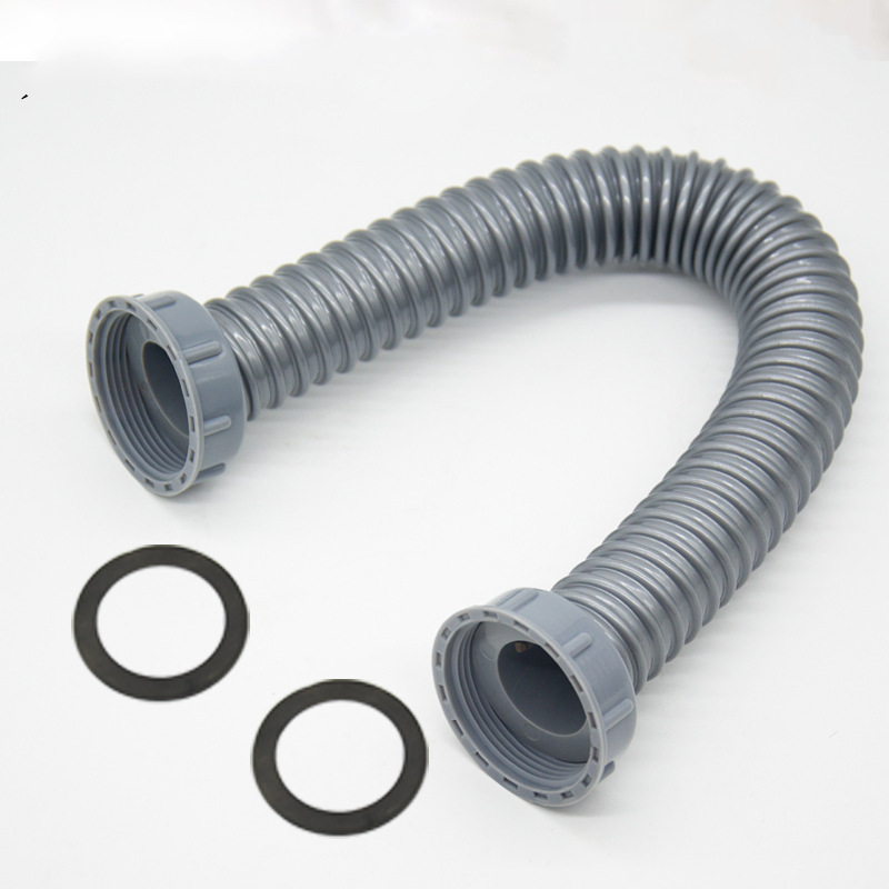 Single-head drainpipe for vegetable basin 80cm, single and double trough drainpipe for sink, plastic drainage pipe for downspout Specification drawing