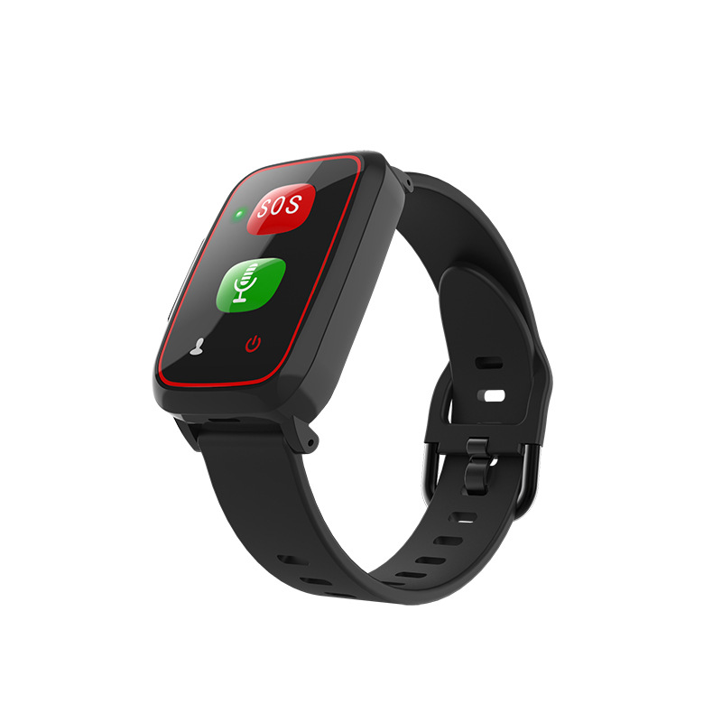 4G elderly GPS positioning wristband, smart anti-fall tracking, anti-getting lost, one-click SOS smartwatch for the elderly Item Picture