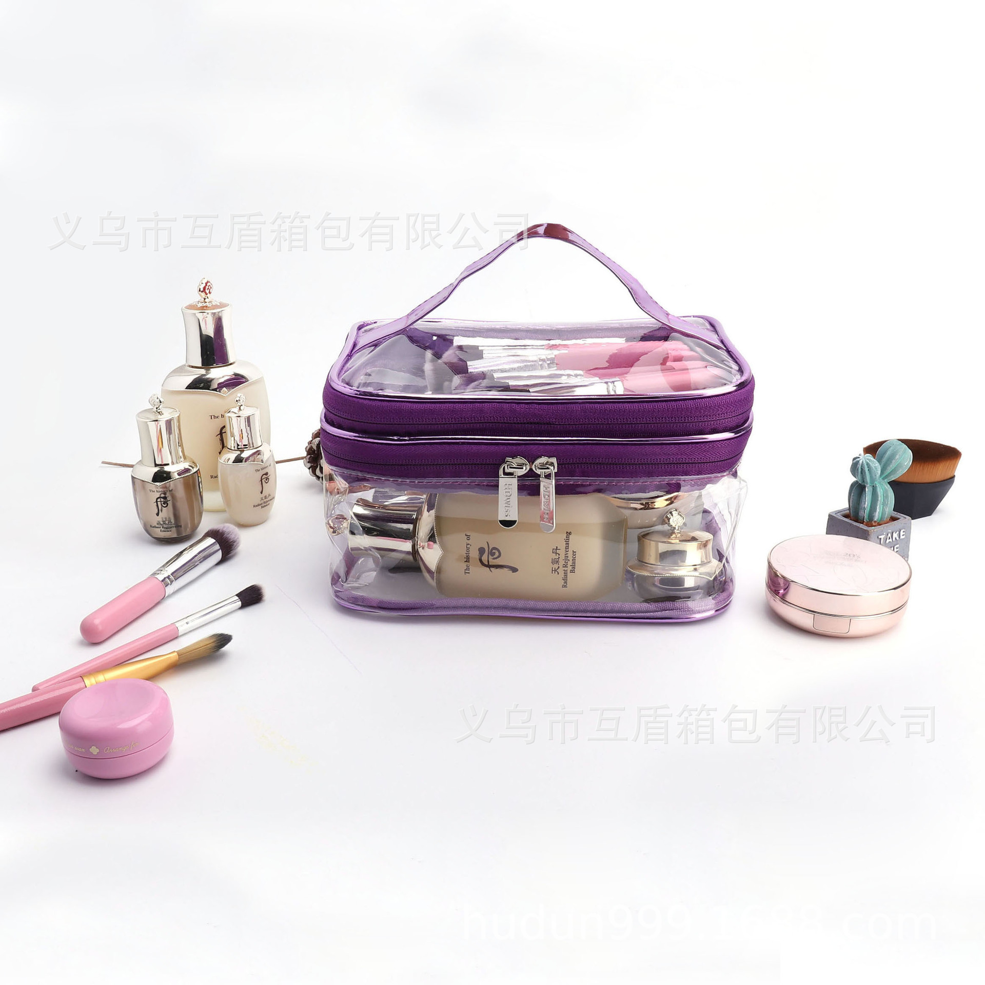 Manufacturer's in-stock cosmetic bags, Ins-style, popular travel, portable for business trips, large-capacity skincare and toiletries storage bags full figure