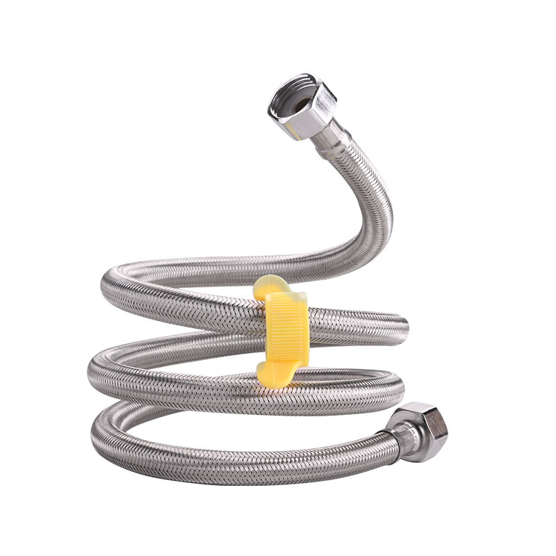 304 stainless steel wire braided pipe, 4-point water heater, washbasin faucet, toilet water inlet pipe, water supply metal hose, explosion-proof Application Scenario