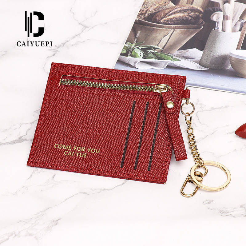 Retro card case, ID card case, ladies' access control card holder, coin purse, Japanese and Korean versions, simple and multi-slot fashionable small card case Application Scenario